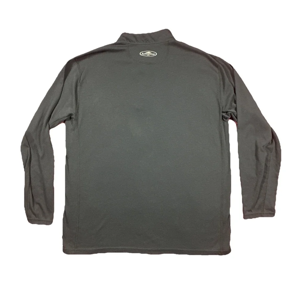 Arborwear Quarter Zip Pullover Drirelease Men's XL Black Polyester Blend Outdoor